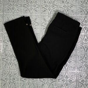 Chico's Classic Black Cropped Ankle Pants Size 1R (US 8)